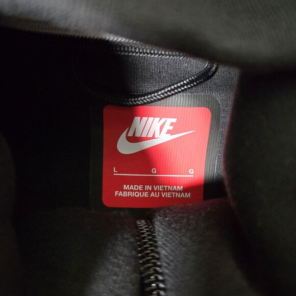 Nike Tech Fleece Windrunner Black Cool Grey White FZ4709-011 Mens Size Large - Picture 3 of 5